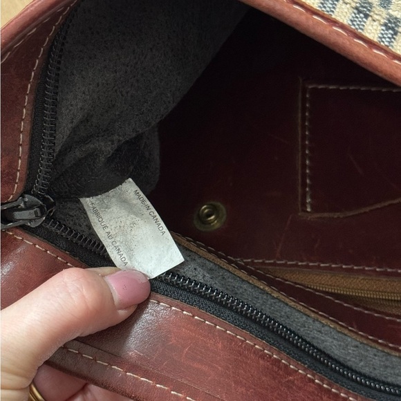 5/a Baker Elizabeth Bag - EUC - Brown Leather & Plaid - Picture 12 of 14